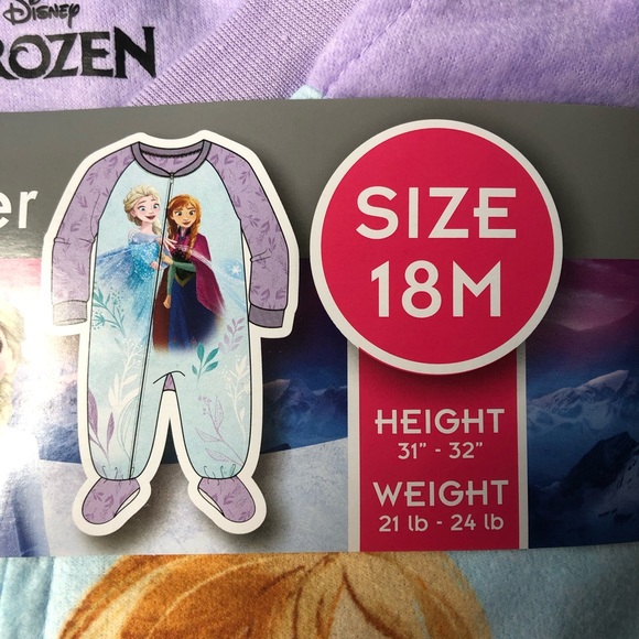 Disney's Frozen Blanket Sleeper Size 12M-5T - Picture 5 of 12